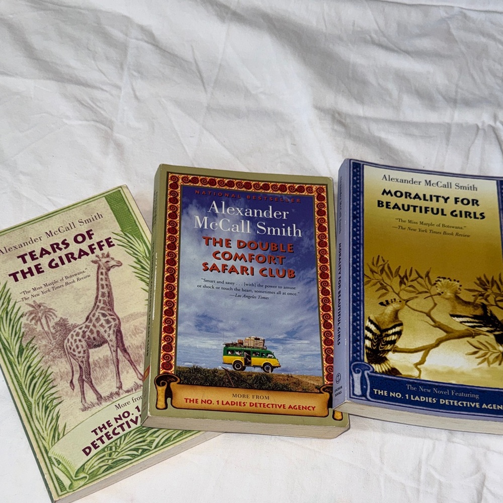 Alexander McCall Smith Book Set 1 Ladies detective agency books fiction used